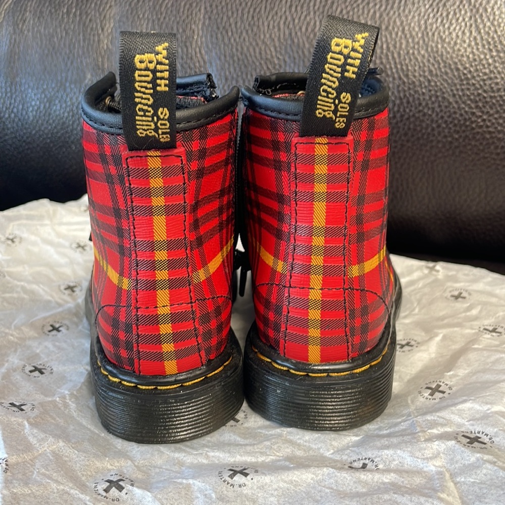 Doc Marten Tartan leather boots - Picture 3 of 5